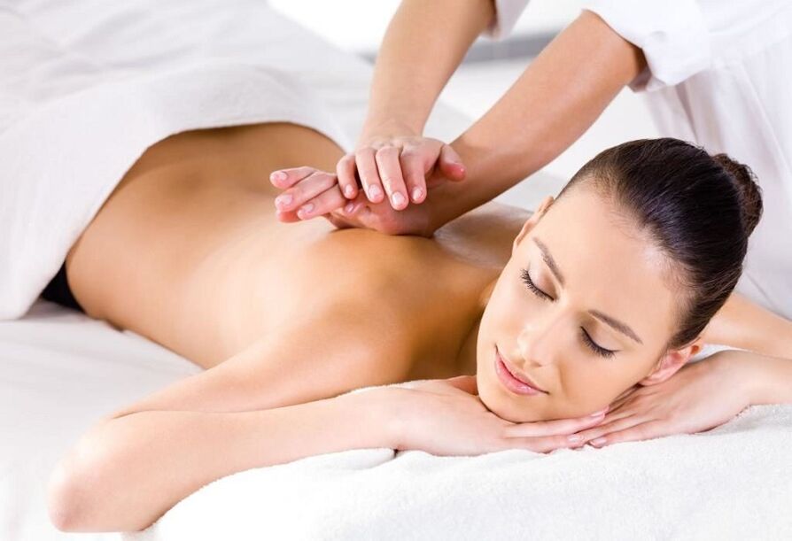 therapeutische Massage bei thorakaler Osteochondrose