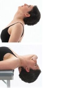 Nackengymnastik bei Osteochondrose